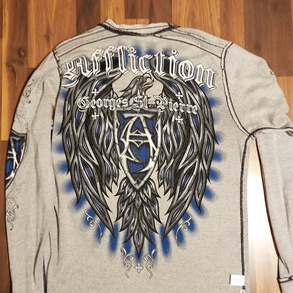Nwt mens xxl affliction long sleeve